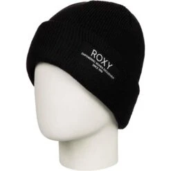 Roxy Folker Beanie - Women's -Ladies Skiing Store fw23 roxy womensfolkerbeanie trueblack