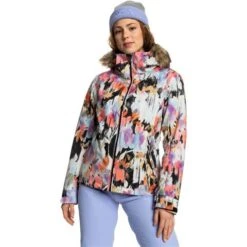 Roxy Jet Ski Jacket - Women's 9 Roxy Jet Ski Jacket - Women's -Ladies Skiing Store fw23 roxy womensjetskijacket trueblacktenderness 1