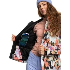 Roxy Jet Ski Jacket - Women's 14 Roxy Jet Ski Jacket - Women's -Ladies Skiing Store fw23 roxy womensjetskijacket trueblacktenderness 6