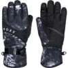 Roxy Jetty Gloves - Women's 1 Roxy Jetty Gloves - Women's -Ladies Skiing Store fw23 roxy womensjettygloves trueblackfutureflower 1