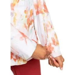 Roxy Jetty Jacket - Women's -Ladies Skiing Store fw23 roxy womensjettyjacket brightwhitetnederness 5