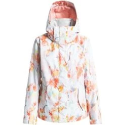Roxy Jetty Jacket - Women's -Ladies Skiing Store fw23 roxy womensjettyjacket brightwhitetnederness 7