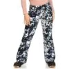 Roxy Nadia Printed Pant - Women's -Ladies Skiing Store fw23 roxy womensnadiaprintedpant trueblackblackflowrs 1