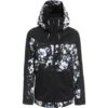 Roxy Presence Parka Jacket - Women's -Ladies Skiing Store fw23 roxy womenspresenceparkajacket trueblackblackflowers