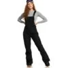 Roxy Rideout Bib Pant - Women's -Ladies Skiing Store fw23 roxy womensrideoutbibpant trueblack 1