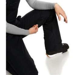 Roxy Rideout Bib Pant - Women's -Ladies Skiing Store fw23 roxy womensrideoutbibpant trueblack 5