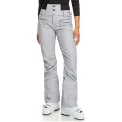 Roxy Rising High Pant - Women's - 2024 Model -Ladies Skiing Store fw23 roxy womensrisinghighpant heathergrey 1