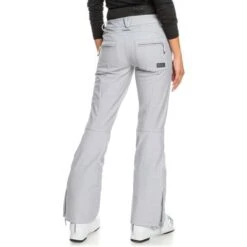 Roxy Rising High Pant - Women's - 2024 Model -Ladies Skiing Store fw23 roxy womensrisinghighpant heathergrey 3