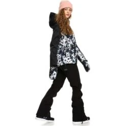 Roxy Rising High Pant - Women's - 2024 Model -Ladies Skiing Store fw23 roxy womensrisinghighpant trueblack 5