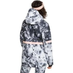 Roxy Ritual Jacket - Women's -Ladies Skiing Store fw23 roxy womensritualjacket trueblackfutureflower 3