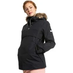 Roxy Shelter Jacket - Women's -Ladies Skiing Store fw23 roxy womensshelterjacket trueblack 2
