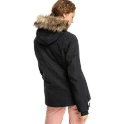 Roxy Shelter Jacket - Women's -Ladies Skiing Store fw23 roxy womensshelterjacket trueblack 3