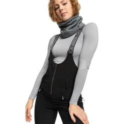 Roxy Summit Bib Pant - Women's -Ladies Skiing Store fw23 roxy womenssummitbibpant trueblack 3