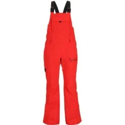 Spyder Terrain GTX Bib - Women's -Ladies Skiing Store fw23 spyder womens terraingtxbib tomato 3