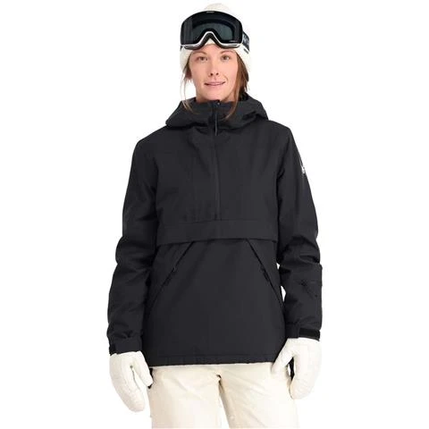 Spyder All Out Anorak - Women's Spyder All Out Anorak - Women's -Ladies Skiing Store fw23 spyder womensalloutanorak black 1