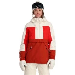 Spyder All Out Anorak - Women's 10 Spyder All Out Anorak - Women's -Ladies Skiing Store fw23 spyder womensalloutanorak rooibostea 1