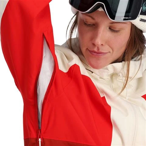 Spyder All Out Anorak - Women's Spyder All Out Anorak - Women's -Ladies Skiing Store fw23 spyder womensalloutanorak rooibostea 4