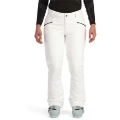 Spyder Amour GTX Infinium Pant - Women's -Ladies Skiing Store fw23 spyder womensamourgtxinfiniumpant white 1