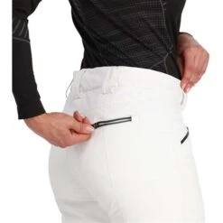 Spyder Amour GTX Infinium Pant - Women's -Ladies Skiing Store fw23 spyder womensamourgtxinfiniumpant white 5