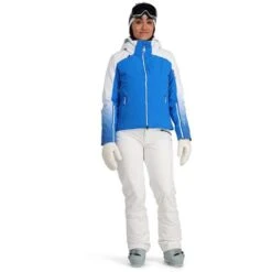 Spyder Brava GTX Jacket - Women's -Ladies Skiing Store fw23 spyder womensbravagtxjacket collegiate 3