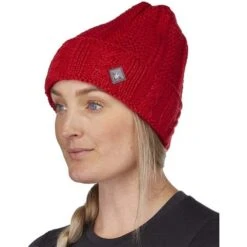 Spyder Cable Knit Hat - Women's -Ladies Skiing Store fw23 spyder womenscableknitahat pulse