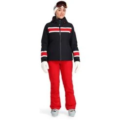 Spyder Captivate GTX Jacket - Women's -Ladies Skiing Store fw23 spyder womenscaptivategtxjacket black 3