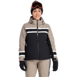 Spyder Captivate GTX Jacket - Women's -Ladies Skiing Store fw23 spyder womenscaptivategtxjacket cashmere 1