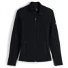 Spyder Encore Full Zip Fleece Jacket - Women's -Ladies Skiing Store fw23 spyder womensencorefullzipfleecejacket black 1