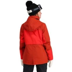 Spyder Field GTX Jacket - Women's -Ladies Skiing Store fw23 spyder womensfieldgtxjacket tomato 2