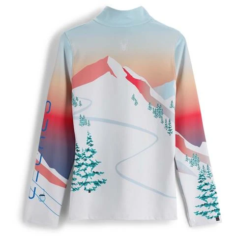 Spyder Girls Rule Zip T-Neck - Women's Spyder Girls Rule Zip T-Neck - Women's -Ladies Skiing Store fw23 spyder womensgirlsruleziptneck 2