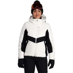 Spyder Haven GTX Infinium Jacket - Women's -Ladies Skiing Store fw23 spyder womenshavengtxinfiniumjacket white 1