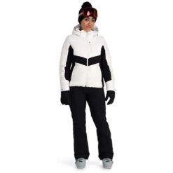 Spyder Haven GTX Infinium Jacket - Women's -Ladies Skiing Store fw23 spyder womenshavengtxinfiniumjacket white 3