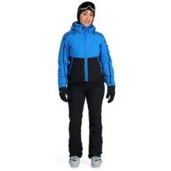 Spyder Optimist Jacket - Women's -Ladies Skiing Store fw23 spyder womensoptimistjacket collegiate 3