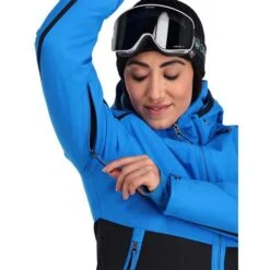 Spyder Optimist Jacket - Women's -Ladies Skiing Store fw23 spyder womensoptimistjacket collegiate 4