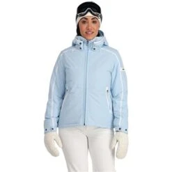 Spyder Optimist Jacket - Women's -Ladies Skiing Store fw23 spyder womensoptimistjacket frost 1