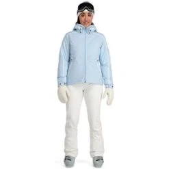 Spyder Optimist Jacket - Women's -Ladies Skiing Store fw23 spyder womensoptimistjacket frost 3