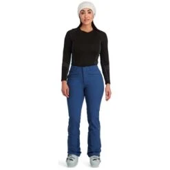 Spyder Orb Softshell Pant - Women's -Ladies Skiing Store fw23 spyder womensorbsoftshellpant abyss 3