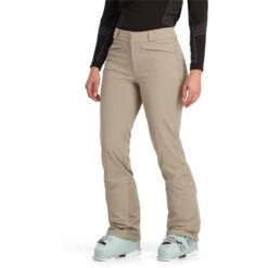 Spyder Orb Softshell Pant - Women's -Ladies Skiing Store fw23 spyder womensorbsoftshellpant cashmere 1