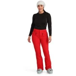 Spyder Orb Softshell Pant - Women's -Ladies Skiing Store fw23 spyder womensorbsoftshellpant pulse 3