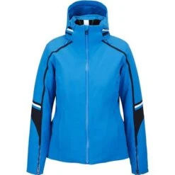 Spyder Poise GTX Jacket - Women's -Ladies Skiing Store fw23 spyder womenspoisegtxjacket collegiate 1