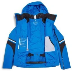 Spyder Poise GTX Jacket - Women's -Ladies Skiing Store fw23 spyder womenspoisegtxjacket collegiate 3