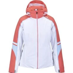 Spyder Poise GTX Jacket - Women's -Ladies Skiing Store fw23 spyder womenspoisegtxjacket white 1
