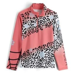 Ladies Skiing Store -Ladies Skiing Store fw23 spyder womenssabrinaziptneck tropic 1