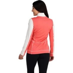 Spyder Savona Zip T-Neck - Women's -Ladies Skiing Store fw23 spyder womenssavonaziptneck tropic 2