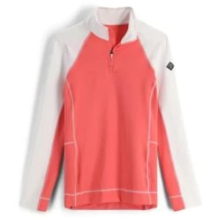 Spyder Savona Zip T-Neck - Women's -Ladies Skiing Store fw23 spyder womenssavonaziptneck tropic 3