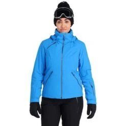 Spyder Schatzi GTX Jacket - Women's -Ladies Skiing Store fw23 spyder womensschatzigtxjacket collegiate 1