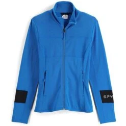 Spyder Speed Full Zip Fleece Jacket - Women's -Ladies Skiing Store fw23 spyder womensspeedfullzipzipfleecejacket collegiate 3