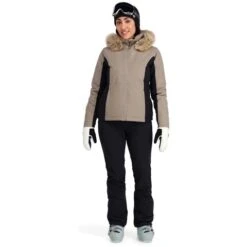 Spyder Vida GTX Jacket - Women's -Ladies Skiing Store fw23 spyder womensvidagtxjacket cashmere 3