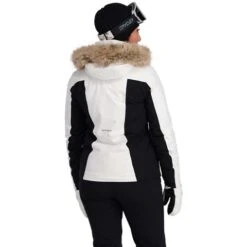 Spyder Vida GTX Jacket - Women's -Ladies Skiing Store fw23 spyder womensvidagtxjacket white 2