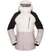 Volcom Aris Ins Gore Jacket - Women's -Ladies Skiing Store fw23 volcom womensarisinsulatedgorejacket amethystsmoke 1